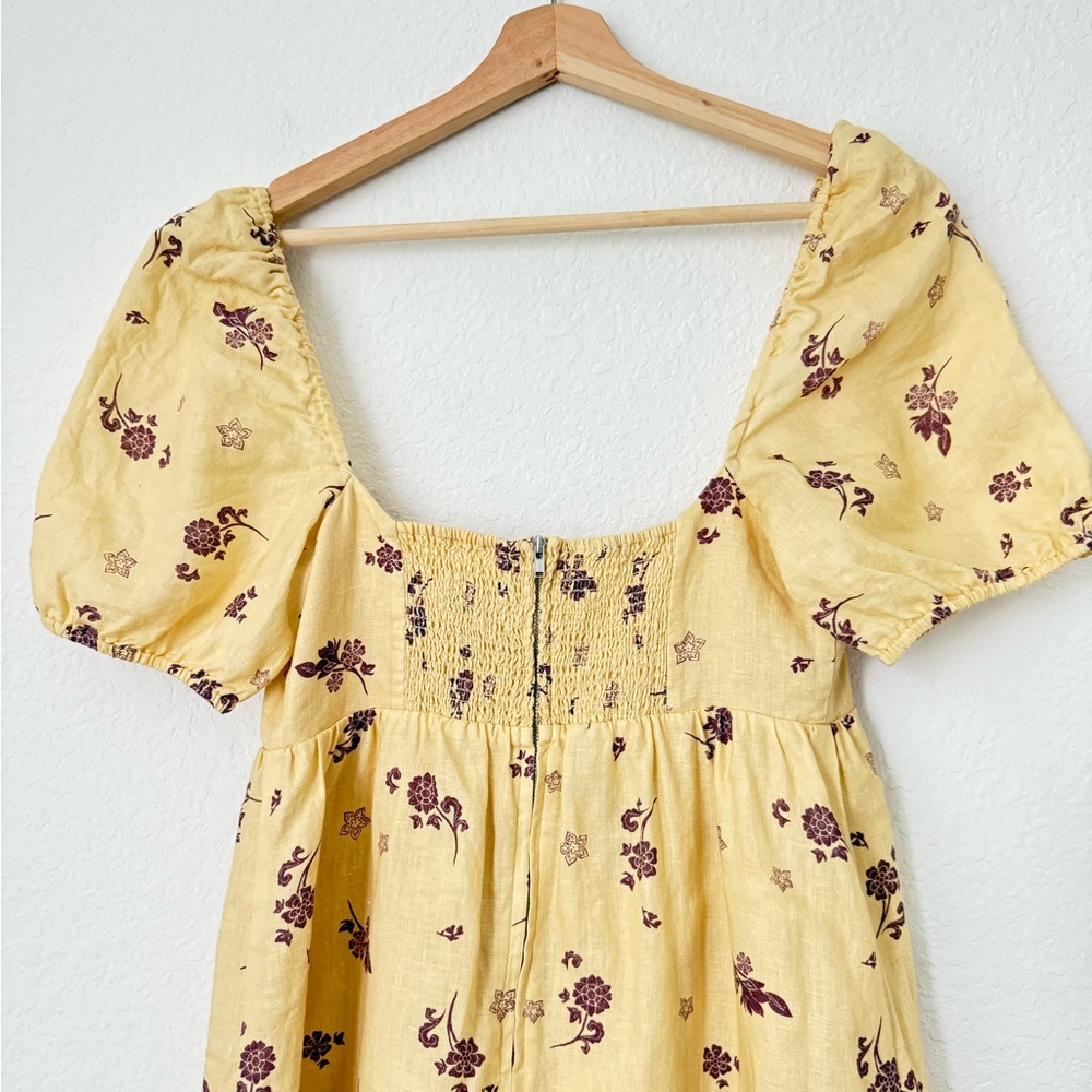 Aritzia Wilfred Rowena Linen Floral Dress - Picture 10 of 11